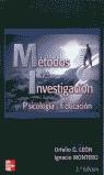 METODOS DE INVESTIGACION EN PSICOLOGIA Y EDUCACION | 9788448136703 | LEON, ORFELIO G.