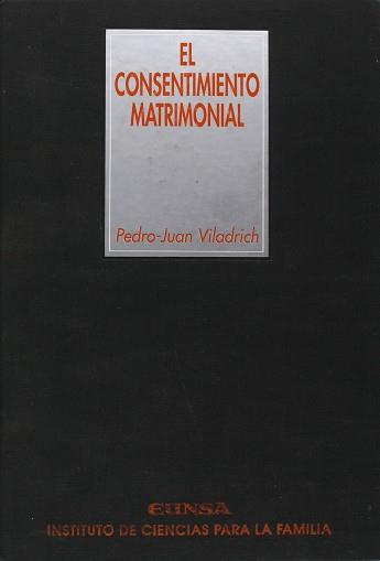 CONSENTIMIENTO MATRIMONIAL, EL | 9788431316051 | VILADRICH, PEDRO-JUAN