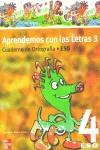 APRENDEMOS CON LAS LETRAS 3 CUADERNO DE ORTOGRAFIA 4 ESO | 9788448138516 | RAMOS, J.M.