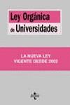 LEY ORGANICA DE UNIVERSIDADES | 9788430937721 | VARIS