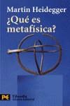 QUE ES METAFISICA ? (LB) | 9788420655376 | HEIDEGGER, MARTIN