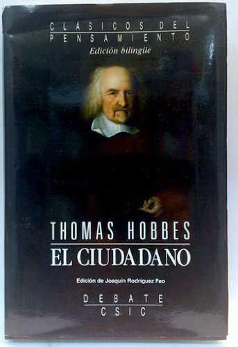 CIUDADANO, EL. (EDICION  BILINGUE) | 9788474447040 | HOBBES, THOMAS