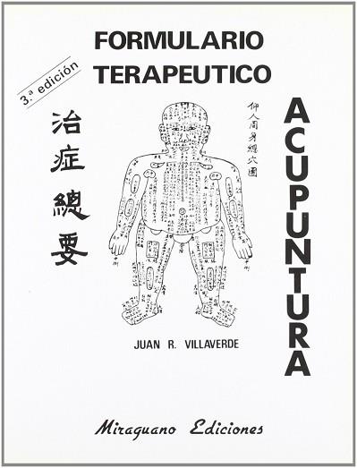 FORMULARIO TERAPEUTICO DE ACUPUNTURA | 9788485639137 | VILLAVERDE, JUAN R.