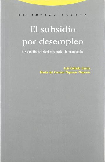 SUBSIDIO POR DESEMPLEO EL | 9788481641363 | COLLADO / PIQUERAS