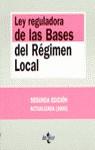 LEY REGULADORA DE LAS BASES DEL REGIMEN LOCAL | 9788430935291 | SORIANO GARCIA, J. E.