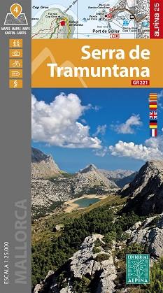 MAPA SERRA DE TRAMUNTANA E-25 | 9788470111006 | EQUIPO TECNICO EDITORIAL ALPINA