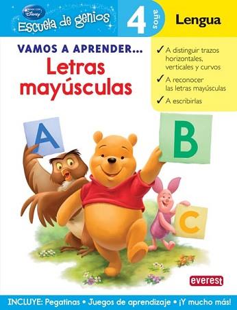 LETRAS MAYUSCULAS-4AÑ-ESCGEN | 9788444146447 | WALT DISNEY COMPANY