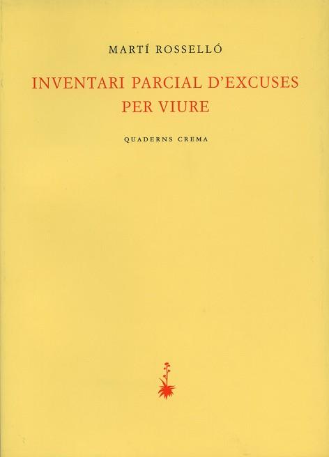 INVENTARI PARCIAL D'EXCUSES PER VIURE P-49 | 9788477273387 | ROSELLO, MARTI