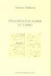 FRAGMENTOS SOBRE EL LIBRO | 9788489882096 | MALLARME, STEPHANE