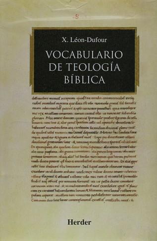 VOCABULARIO DE TEOLOGIA BIBLICA (TELA) | 9788425408090 | LEON DUFOUR, X.