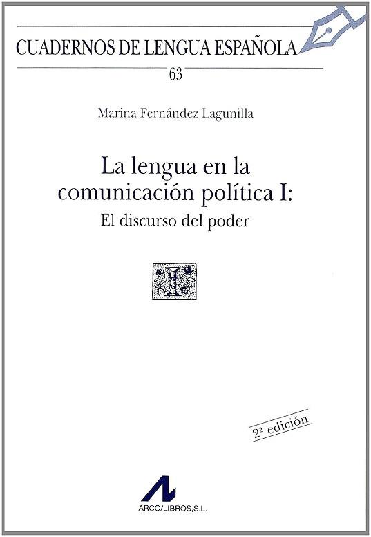 LENGUA EN LA COMUNICACION POLITICA 1, LA | 9788476353776 | FERNANDEZ ALGUNILLA, MARINA