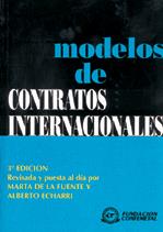 MODELOS DE CONTRATOS INTERNACIONALES | 9788489786493 | FUENTE, MARTA DE LA