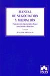 MANUAL DE NEGOCIACION Y MEDIACION | 9788478796359 | MALARET, JUAN