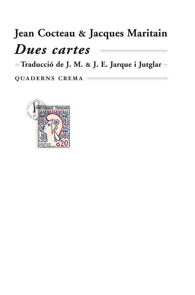 DUES CARTES | 9788477270133 | COCTEAU, JEAN / MARITAIN, JACQUES