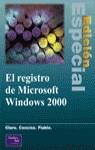 REGISTRO DE WINDOWS 2000 EDICION ESPECIAL | 9788420529721 | HONEYCUTT, JERRY