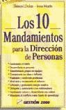 10 MANDAMIENTOS PARA LA DIRECCION DE PERSONAS, LOS | 9788480885232 | DOLAN, SHIMON L.