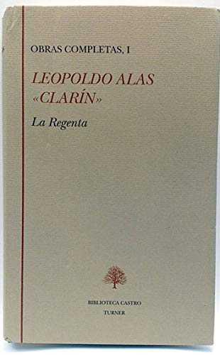 OBRAS COMPLETAS 1.LA REGENTA | 9788475064253 | ALAS, LEOPOLDO (1852-1901) (CLARIN)