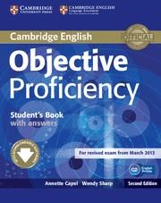 OBJECTIVE PROFICIENCY STUDENT'S BOOK WITH ANSWERS WITH DOWNLOADABLE SOFTWARE 2ND | 9781107646377 | CAPEL, ANNETTE / SHARP, WENDY