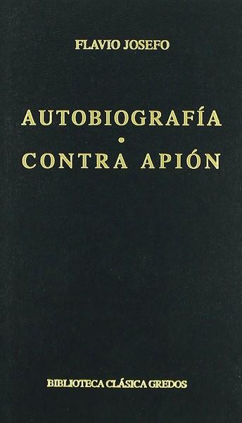 AUTOBIOGRAFIA CONTRA APION | 9788424916367 | JOSEFO, FLAVIO