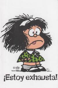 LIBRETA MAFALDA ESTOY EXHAUSTA! | 9788862127783 | QUINO