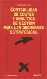 CONTABILIDAD DE COSTES Y ANALITICA DE GESTION PARA LAS DECIS | 9788423418770 | BLANCO IBARRA, FELIPE