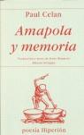 AMAPOLA Y MEMORIA | 9788475171517 | CELAN, PAUL