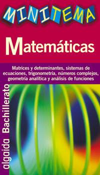 MATEMATICAS BACHILLERATO MINITEMAS | 9788484331438 | VARIS