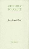 OLVIDAR A FOUCAULT | 9788485081158 | BAUDRILLARD, JEAN