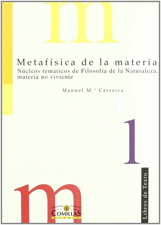 METAFISICA DE LA MATERIA (2 ED.) | 9788484680345 | CARREIRA, MANUEL M.