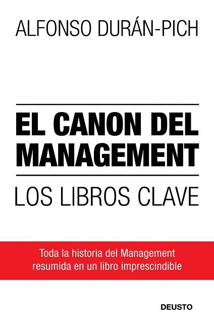 CANON DEL MANAGEMENT EL | 9788423427857 | DURAN PICH, ALFONSO