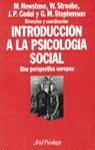 INTRODUCCION A LA PSICOLOGIA SOCIAL | 9788434408555 | HEWSTONE, M. ... [ET AL.]