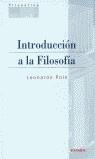 INTRODUCCION A LA FILOSOFIA | 9788431313265 | POLO, LEONARDO