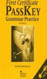 FIRST CERTIFICATE PASSKEY GRAMMAR PRACTIKE WITH K | 9780435244958 | MCKEEGAN, DAVID