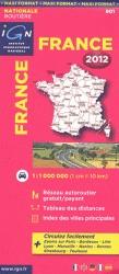 MAPA FRANCE 901 2012 MAXI FORMAT 1:1.000.000 -IGN | 9782758526087