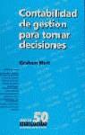 CONTABILIDAD DE GESTION PARA TOMAR DECISIONES | 9788426711052 | MOTT, GRAHAM