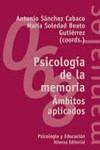 PSICOLOGIA DE LA MEMORIA AMBITOS APLICADOS | 9788420686448 | SANCHEZ CABACO, ANTONIO