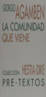 COMUNIDAD QUE VIENE LA | 9788481910872 | AGAMBEN, GIORGIO