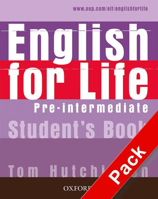 ENGLISH FOR LIFE PRE-INTERMEDIATE: STUDENT'S BOOK WITH MULTI-ROM PACK | 9780194307598 | HUTCHINSON, TOM