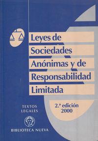 LEYES DE SOCIEDADES ANONIMAS Y DE RESPONSABILIDAD LIMITADA | 9788470308253 | VARIS