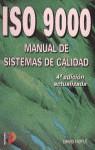 ISO 9000 MANUAL DE SISTEMAS DE CALIDAD | 9788428324458 | HOYLE, DAVID