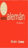 EUROALEMAN VOCABULARIO 1 | 9788425421433 | VARIS