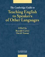 THE CAMBRIDGE GUIDE TO TEACHING ENGLISH TO SPEAKERS OF OTHER | 9780521805162 | CARTER, RONALD