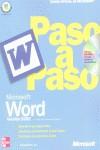 MICROSOFT WORD 2002 PASO A PASO | 9788448132378 | PERSPECTION