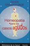 HOMEOPATIA PARA CASOS AGUDOS | 9788472455894 | GRANDGEORGE, DIDIER