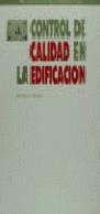 CONTROL DE CALIDAD EN LA EDIFICACION | 9788485954841 | AA.VV.