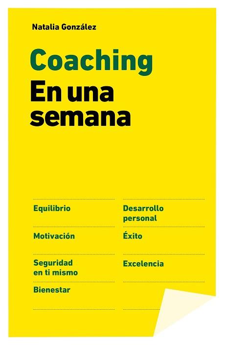 COACHING EN UNA SEMANA | 9788498754216 | GONZÁLEZ VILLAR, NATALIA PALOMA