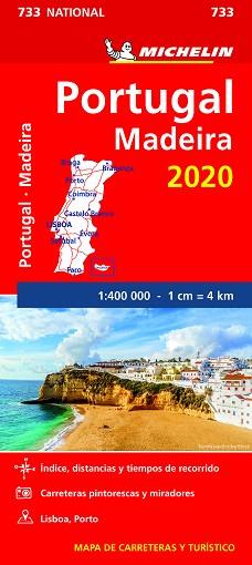 MAPA NATIONAL PORTUGAL, MADEIRA 2020 | 9782067243958 | MICHELIN