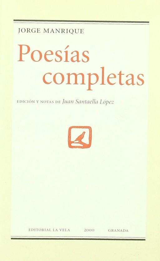 POESIAS COMPLETAS (JORGE MANRIQUE) | 9788495519016 | MANRIQUE, JORGE