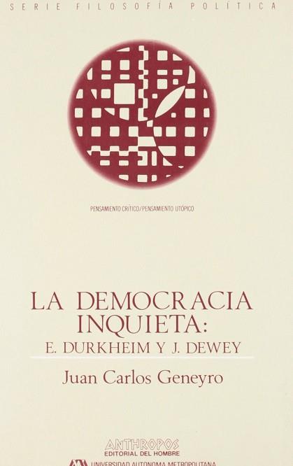 DEMOCRACIA INQUIETA,LA | 9788476583173 | GENEYRO DE BUENO, JUAN CARLOS