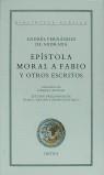 EPISTOLA MORAL A FABIO Y OTROS ESCRITOS | 9788474235821 | FERNANDEZ DE ANDRADA, ANDRES